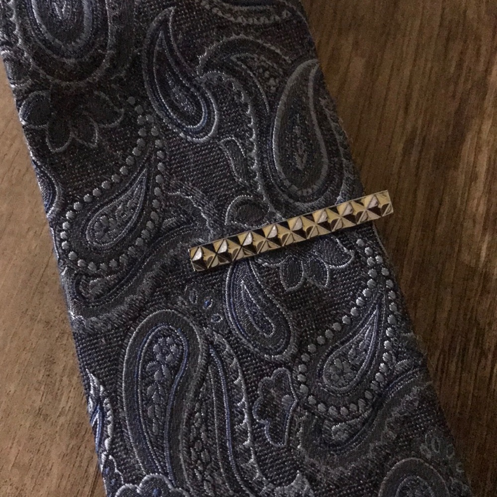 Silver Tie-Clip